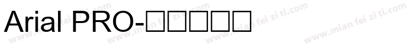 Arial PRO字体转换